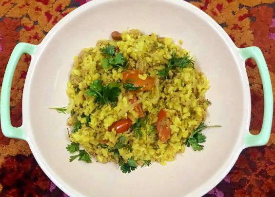 Recipe: Minced Lamb and Poha ( Rice Flakes) Pulav
