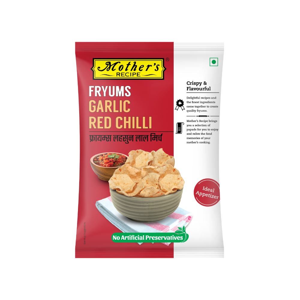 Garlic Red Chilli Fryums Papad 100 gm