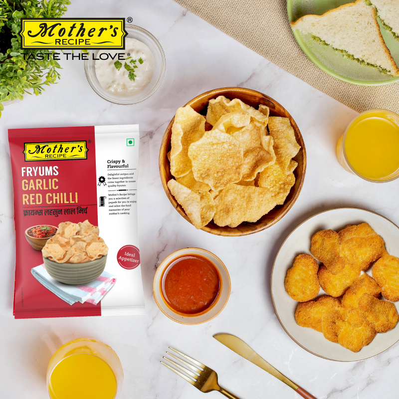 Garlic Red Chilli Fryums Papad 100 gm