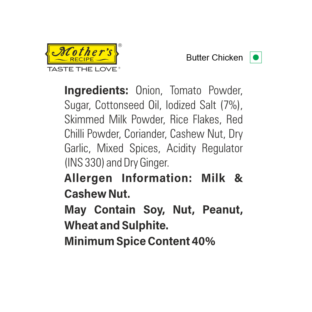 BUTTER CHICKEN MIX 80 GM PACK OF 10