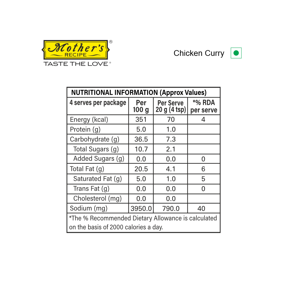 CHICKEN CURRY MIX 80 GM PACK OF 6
