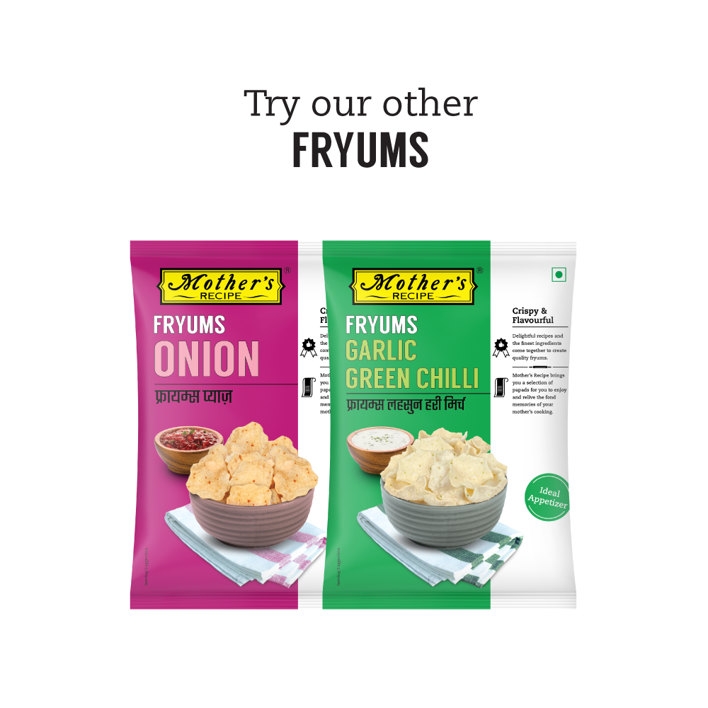Garlic Red Chilli Fryums Papad 100 gm