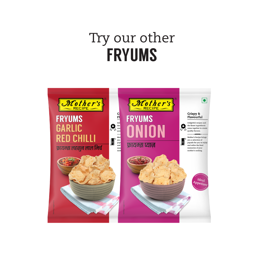 Garlic Green Chilli Fryums Papad 100 gm