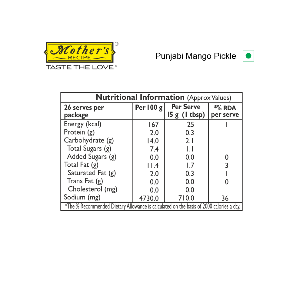 Punjabi Mango Pickle 400 gm
