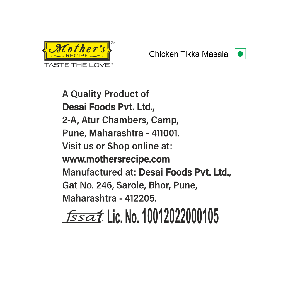 CHICKEN TIKKA MIX 80 GM PACK OF 10