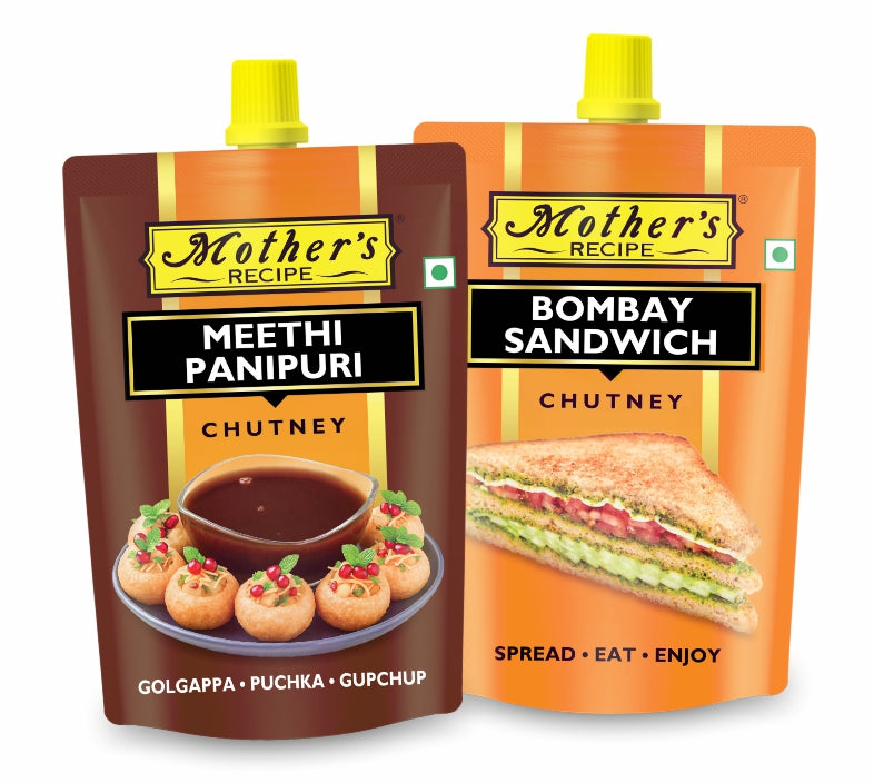 BOMBAY SANDWICH CHUTNEY Pack of 200g  & MEETHI PANIPURI CHUTNEY Pack of 200g Combo Per unit 2 pic
