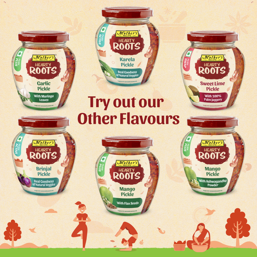 Mothers Recipe Hearty Roots Lime Pickle - Oil free