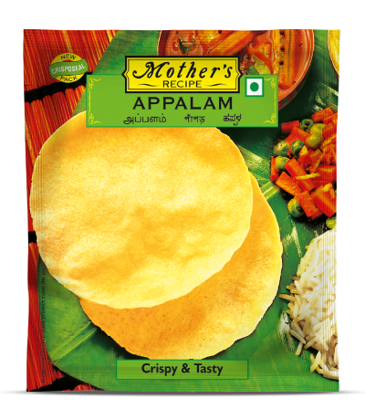 Applam Madras Appalam 100 gm – Mothers Recipe