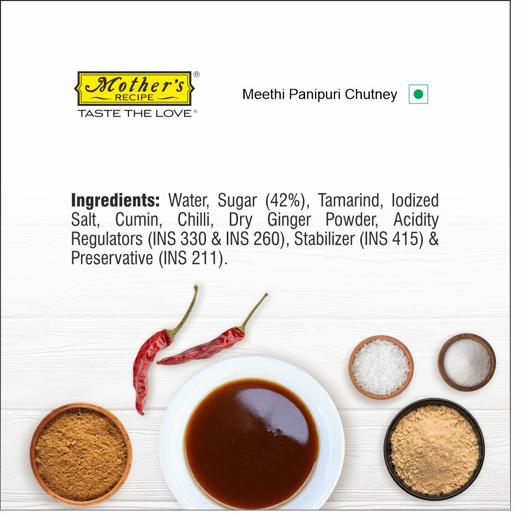 MEETHI PANIPURI CHUTNEY 200g Pouch