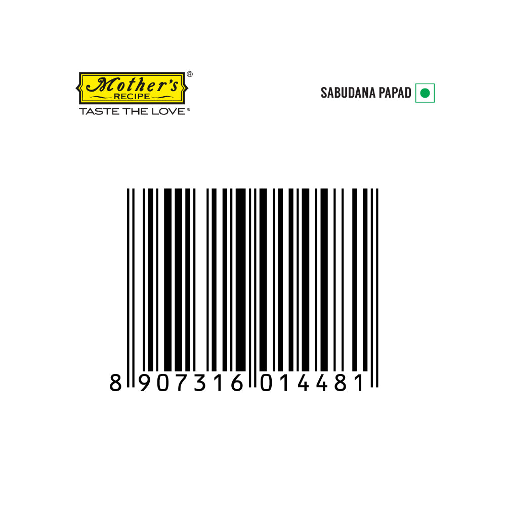 Mother's Recipe Sabudana Papad, 250gm